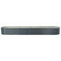 NNEVL Garden Raised Bed 400x80x44 cm Galvanised Steel Grey - UrbanNest Co
