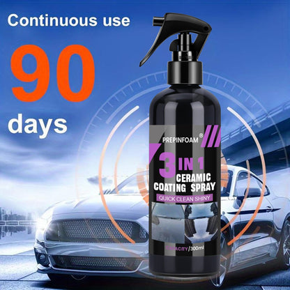 PREPINFOAM Three - in - One nano - ceramic rapid paint surface hand - sprayed wax crystal coating film agent - UrbanNest Co
