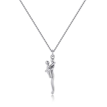 Necklace Embrace Pendant Necklace Mother - Daughter Embrace Clavicle Chain - UrbanNest Co