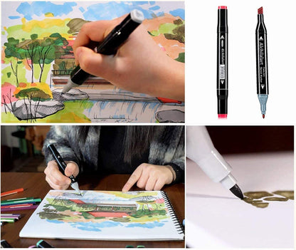 NNEDSZ 168 Colours Graffiti Pen Permanent Marker Pens Set for Adults and Children - UrbanNest Co
