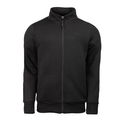 Perry Mens Full Zip Stand Collar Jacket - Black - UrbanNest Co