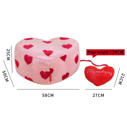 Polka Heart Pink Love Stool - UrbanNest Co