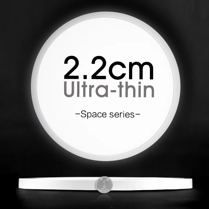2.2cm Ultra Thin Ceiling Light 6W 9W 13W 18W 24W 110V 220V Luster Home Appliances Indoor Decoration Bedroom Living Room Kitchen - UrbanNest Co