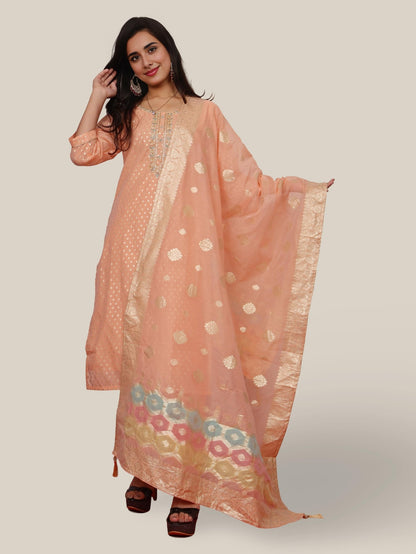 Woman's Straight Suit Set with Dupatta - UrbanNest Co