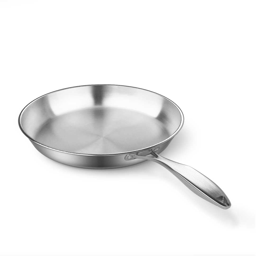 SOGA Stainless Steel Fry Pan 24cm 28cm Frying Pan Top Grade Induction Cooking - UrbanNest Co