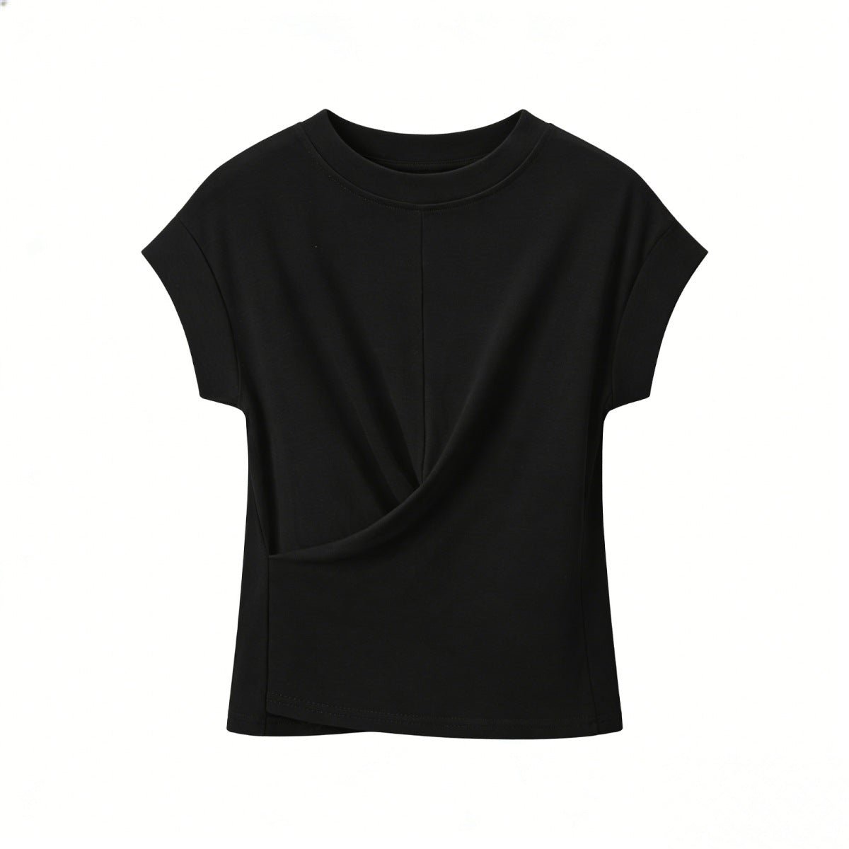 Minimalist short style small fly sleeve top - UrbanNest Co