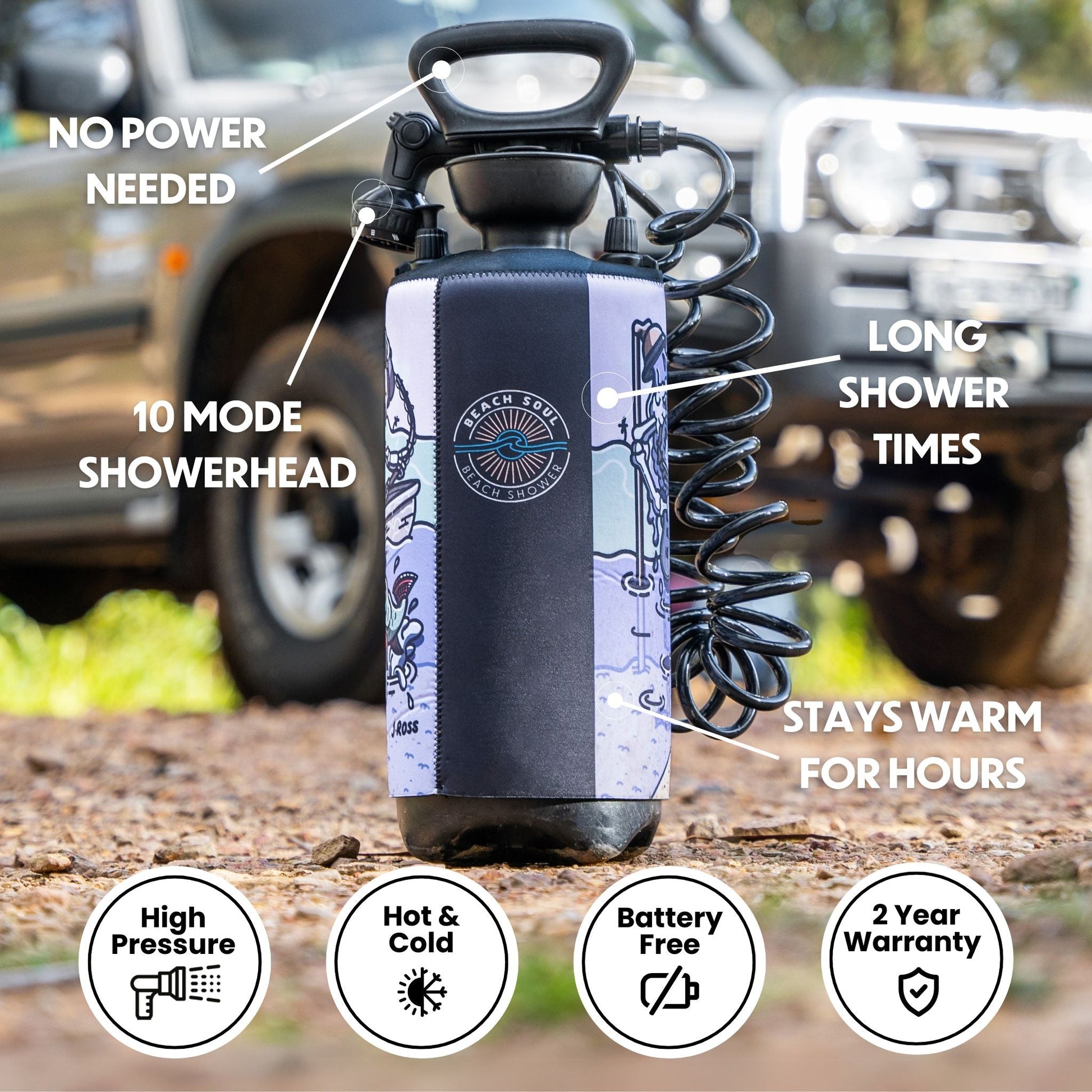Portable Shower Skully 8L - UrbanNest Co