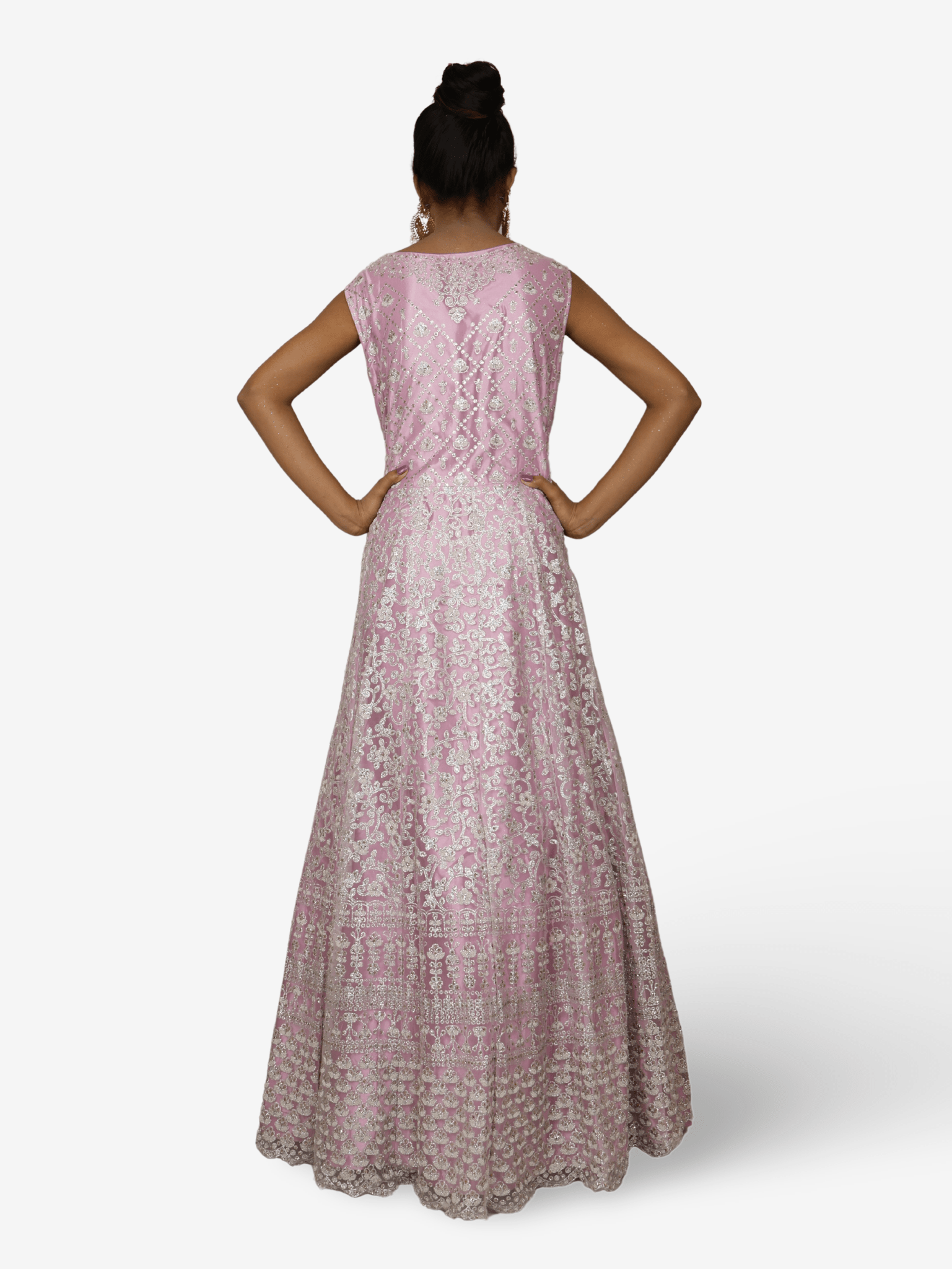 Shimmery and Shiny Beautiful Gown by Shreekama - UrbanNest Co