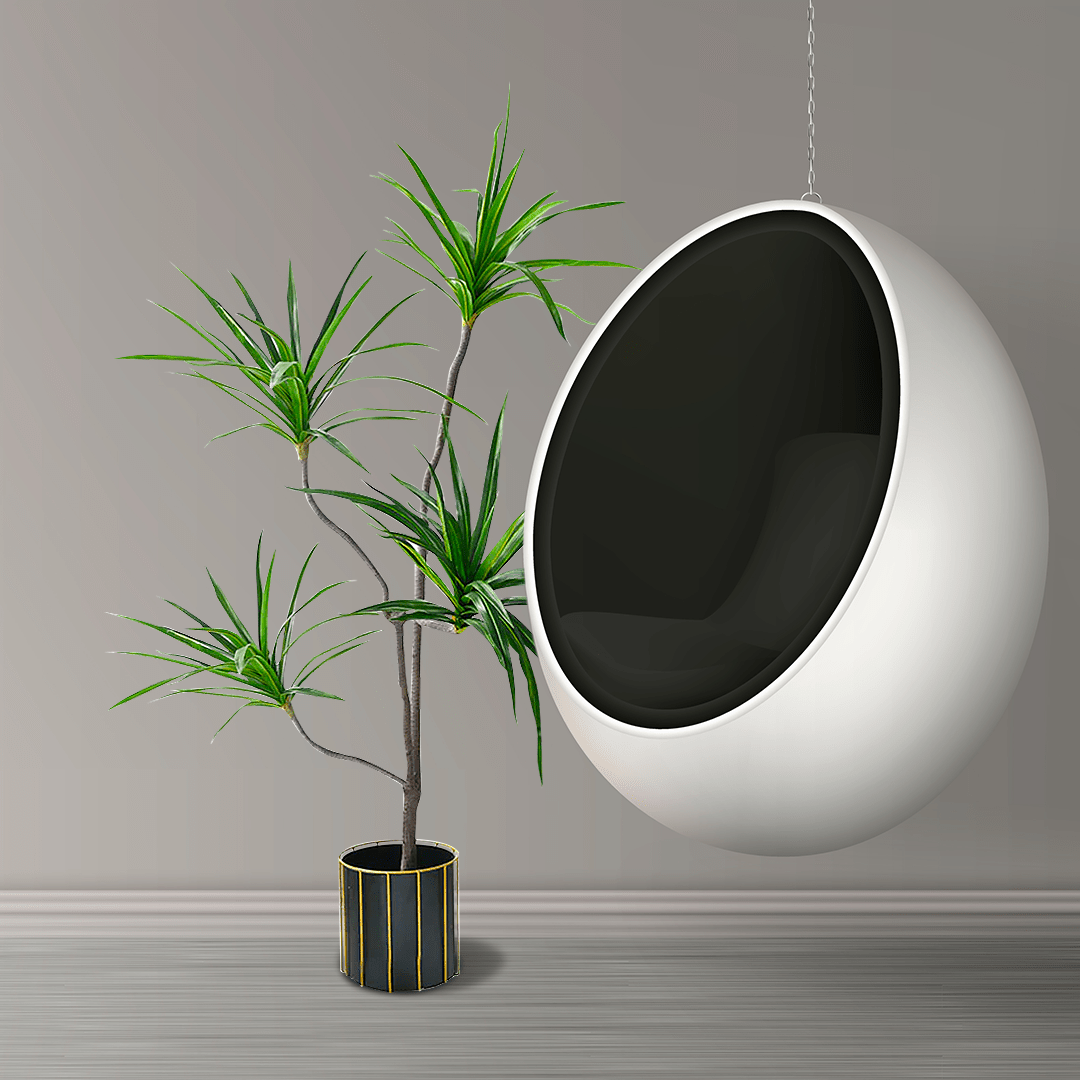 SOGA 4X 180cm Realistic Artificial Dracaena, Rubberised Silk Cloth + Iron Wire, Home Decor - UrbanNest Co