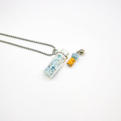 Aquamarine Diffusing Necklace | Energy & Healing | Diffusing on the go - UrbanNest Co