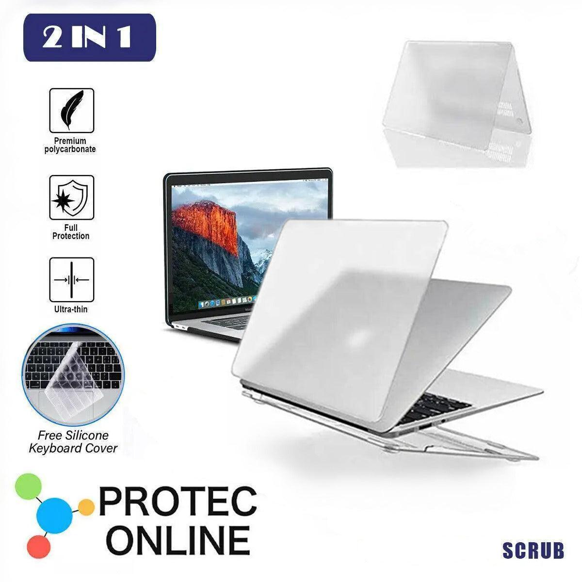 Frosted Transparent Case with Keyboard Cover for MacBook 13 to 16 Inch - UrbanNest Co