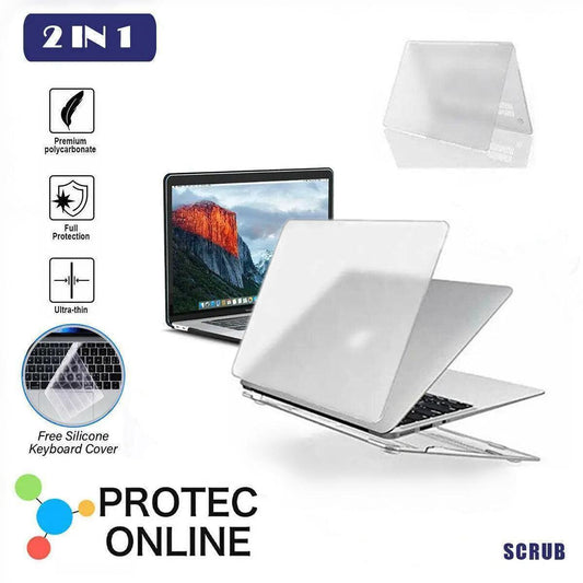 Frosted Transparent Case with Keyboard Cover for MacBook 13 to 16 Inch - UrbanNest Co