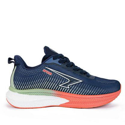 Zephyr Men's Performance Runners - Navy/Mint/Coral - UrbanNest Co