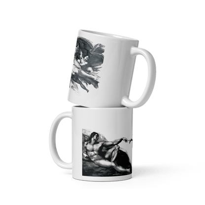 Michelangelo - The Creation of Adam Reproduction Mug - UrbanNest Co
