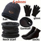 Winter Knit Accessories Set for Adults (5 - Piece) - UrbanNest Co