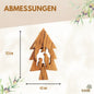 Olivenholz Krippen - Anhänger im Tannenbaum 3er Set (ohne Rinde) | Baumschmuck & Weihnachtsdeko für Advent und Weihnachten - UrbanNest Co