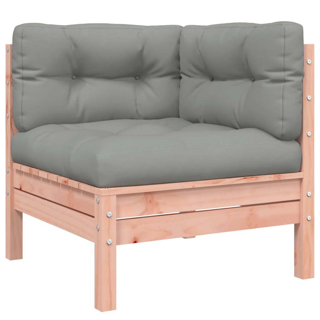 NNEVL 8 Piece Garden Sofa Set with Cushions Solid Wood Douglas Fir - UrbanNest Co