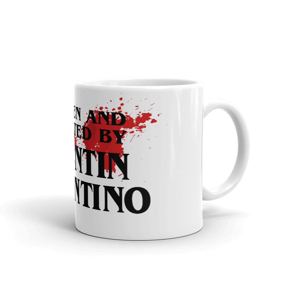 Written and Directed by Quentin Tarantino (Bloodstained) Mug - UrbanNest Co