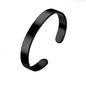 8MM Cuff Bracelet Stainless Steel Twisted Open Bangle Bracelet Men Women Jewlery - UrbanNest Co