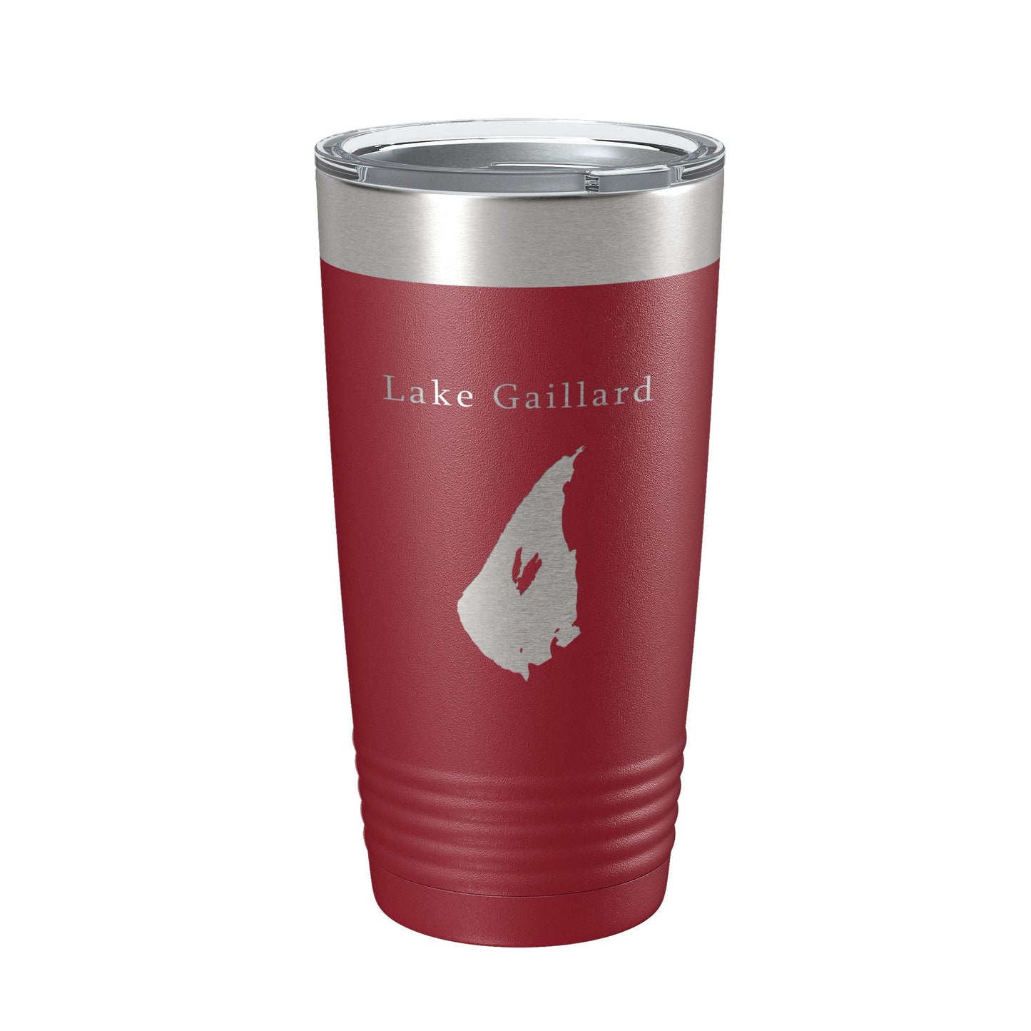 Lake Gaillard Map Tumbler Travel Mug Insulated Laser Engraved Coffee Cup Connecticut 20 oz - UrbanNest Co