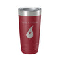 Lake Gaillard Map Tumbler Travel Mug Insulated Laser Engraved Coffee Cup Connecticut 20 oz - UrbanNest Co