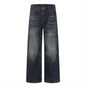 Grinding white washed denim pants - UrbanNest Co