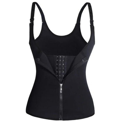 Waist Trainer Tank Top For Women Zipper Body Shaper Tummy Control - UrbanNest Co