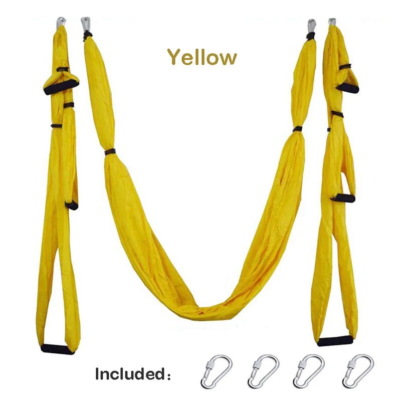 Anti - Gravity Yoga Hammock with 6 Handles - UrbanNest Co