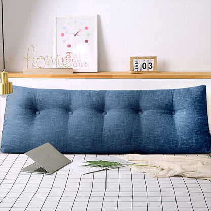SOGA 150cm Blue Triangular Wedge Bed Pillow Headboard Backrest Bedside Tatami Cushion Home Decor - UrbanNest Co