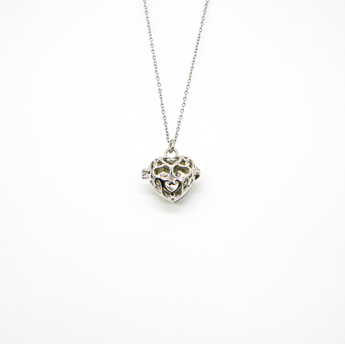Love Heart Aroma Necklace | Energy & Healing | White Gold - Rose Gold | Love Gift - UrbanNest Co