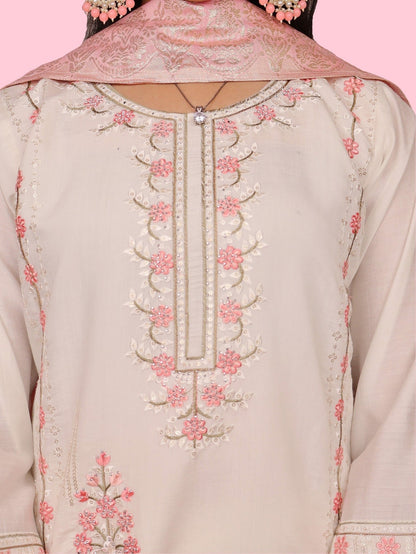Women's Cotton Rayon Kurta - Pant, and Dupatta Set - UrbanNest Co