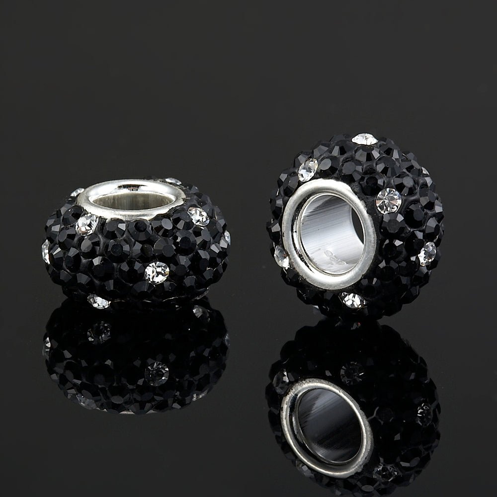 Solid 925 Sterling Silver Spinner Pendant Featuring 80+ Crystals by Swarovski® - FITS PANDORA BRACELET - UrbanNest Co