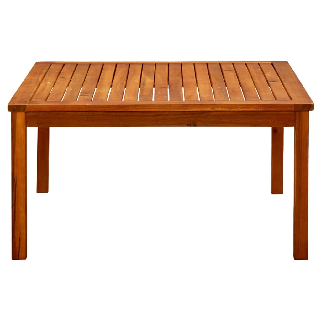 NNEVL Garden Coffee Table 85x85x45 cm Solid Acacia Wood - UrbanNest Co
