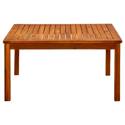 NNEVL Garden Coffee Table 85x85x45 cm Solid Acacia Wood - UrbanNest Co