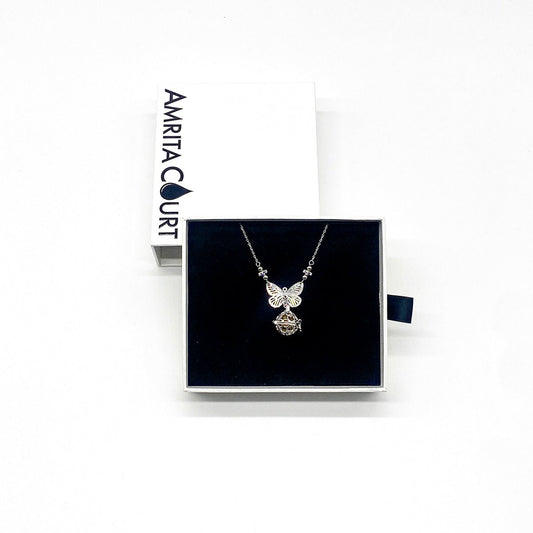 Butterfly Aroma Necklace | Energy & Healing | Diffusing on the go | Birthday Gift - UrbanNest Co