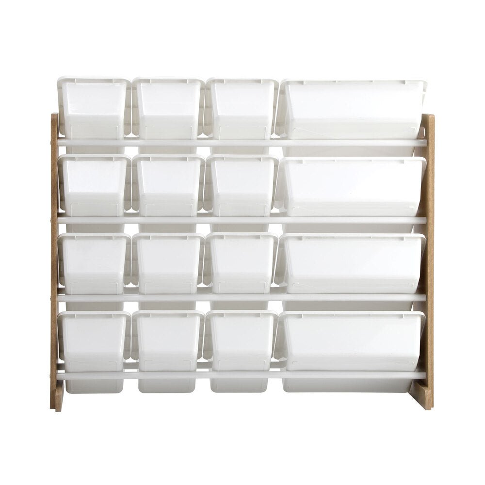 NNEED 16 Bins 4 - Tier Kids Toy Organiser Storage Rack - UrbanNest Co