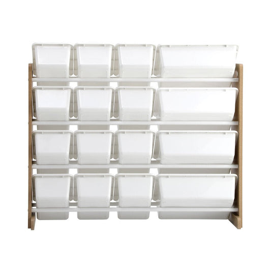 NNEED 16 Bins 4 - Tier Kids Toy Organiser Storage Rack - UrbanNest Co
