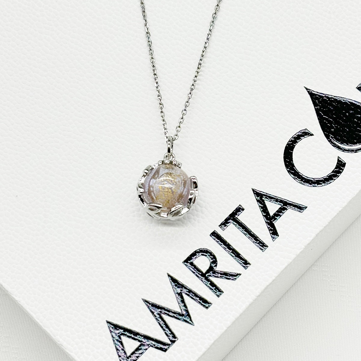 Planet Murano Aroma Necklace - Lunar Lavender | Energy & Healing | Diffuse on the go - UrbanNest Co