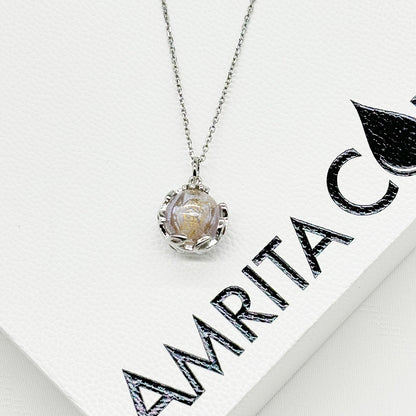 Planet Murano Aroma Necklace - Lunar Lavender | Energy & Healing | Diffuse on the go - UrbanNest Co