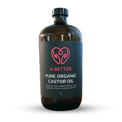 Pure Organic Castor Oil - Amber Glass Bottle - UrbanNest Co