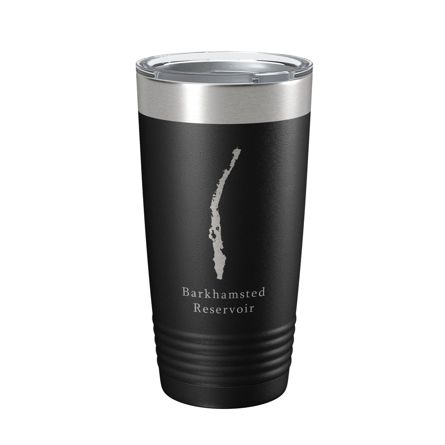 Barkhamsted Reservoir Tumbler Lake Map Travel Mug Insulated Laser Engraved Coffee Cup Connecticut 20 oz - UrbanNest Co