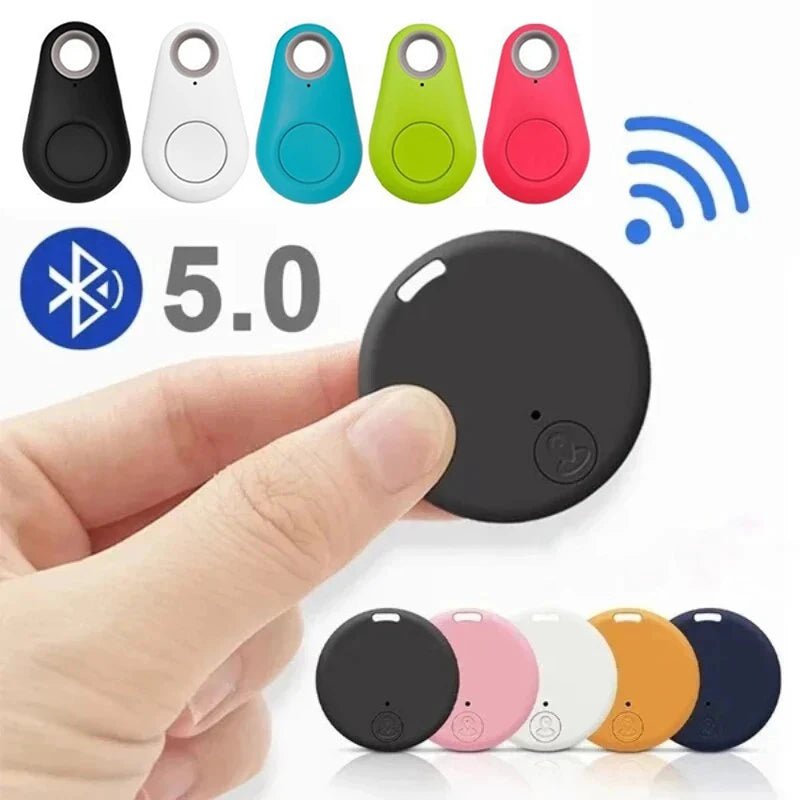 Mini GPS Locator AntiLost Alarm Wallet Keychain Smart Tag Bluetooth - Compatible Tracer Keychain Dog Pet Child Tracker Key Finder - UrbanNest Co