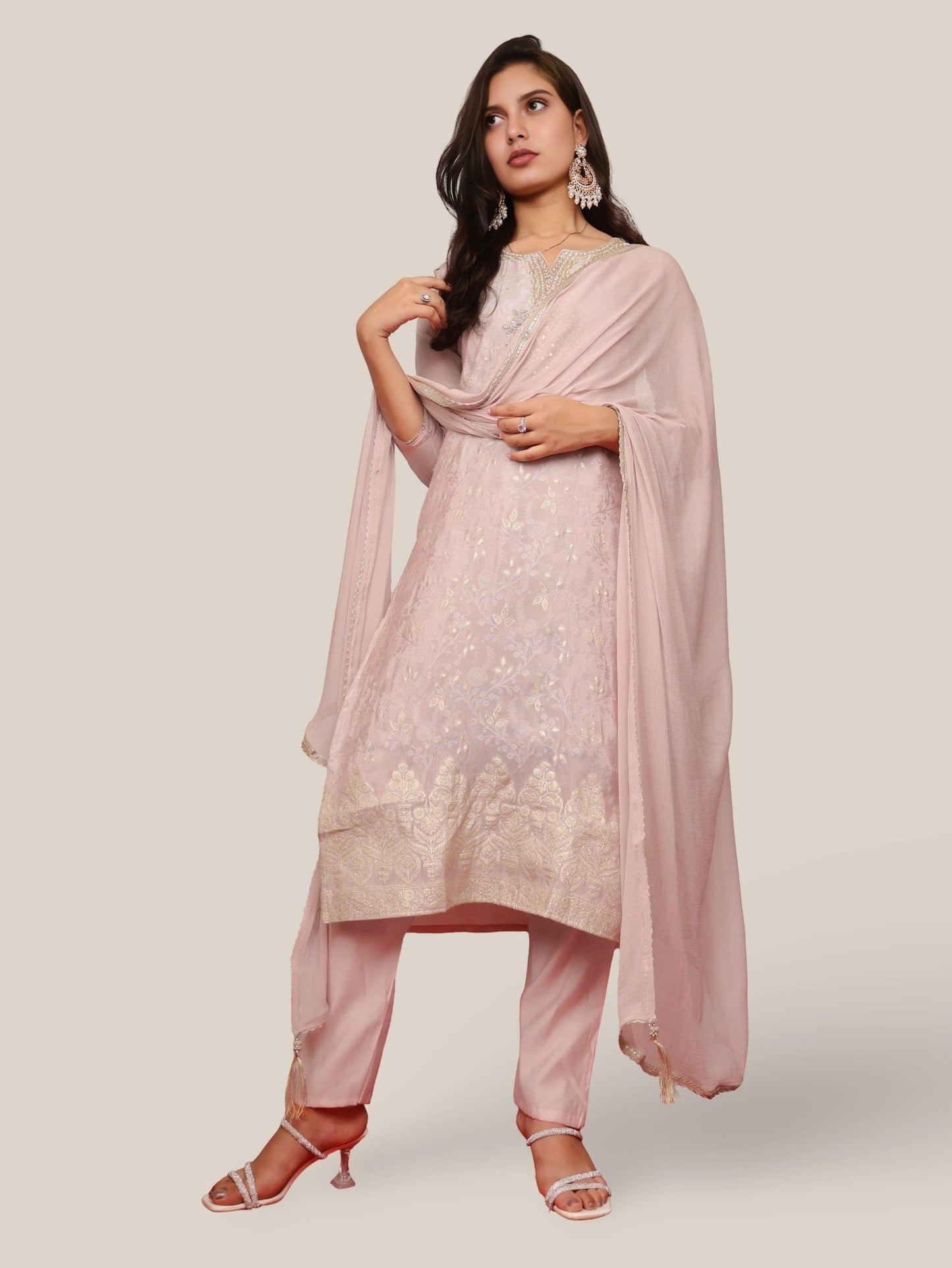 Women's Kurta - Pant & Dupatta Set - UrbanNest Co