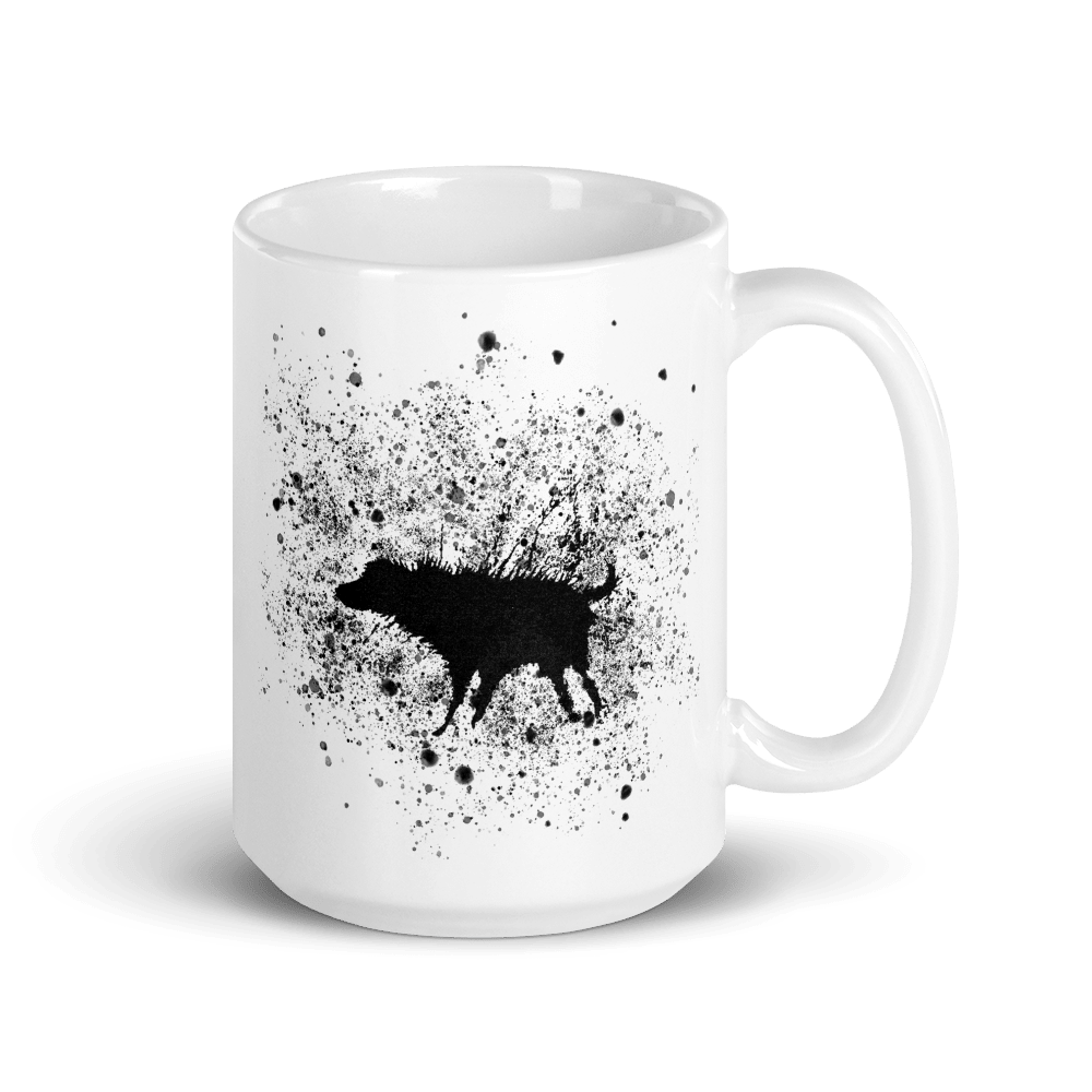 Banksy Wet Dog Splatter 2007 Street Art Mug - UrbanNest Co