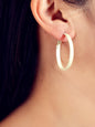 Party Decoration Women Beige Big Circle Hoop Dangle Boho Chic Holiday Earrings - UrbanNest Co