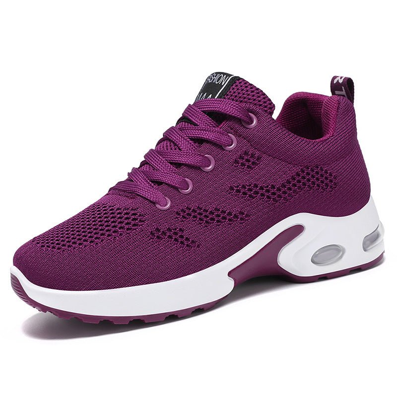 Plus Size Cushioning Shoes, Versatile Soft Sole Breathable Athletic Shoes - UrbanNest Co
