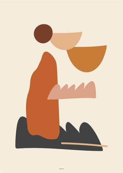 Abstract Organic Composition IX - UrbanNest Co