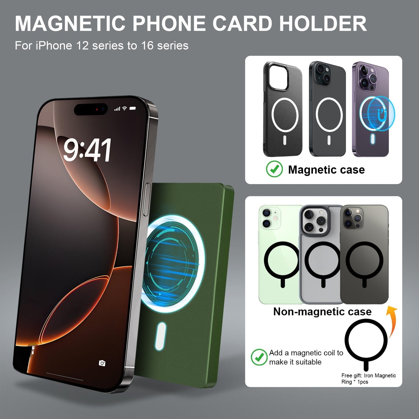 Minimalist Pop up Wallet with Money Clip, All Aluminum Slide Rfid Slim Card Holder - UrbanNest Co