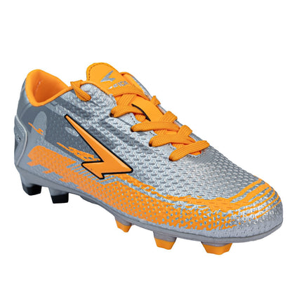 Knight XTR Junior Football Boots - Silver/Orange - UrbanNest Co