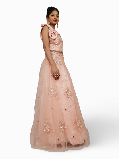 Mirror & Sequins Lehenga Choli Set - UrbanNest Co